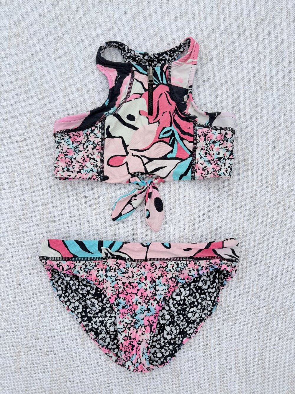 MAAJI Girls Reversible Sporty Swimsuit Size 12